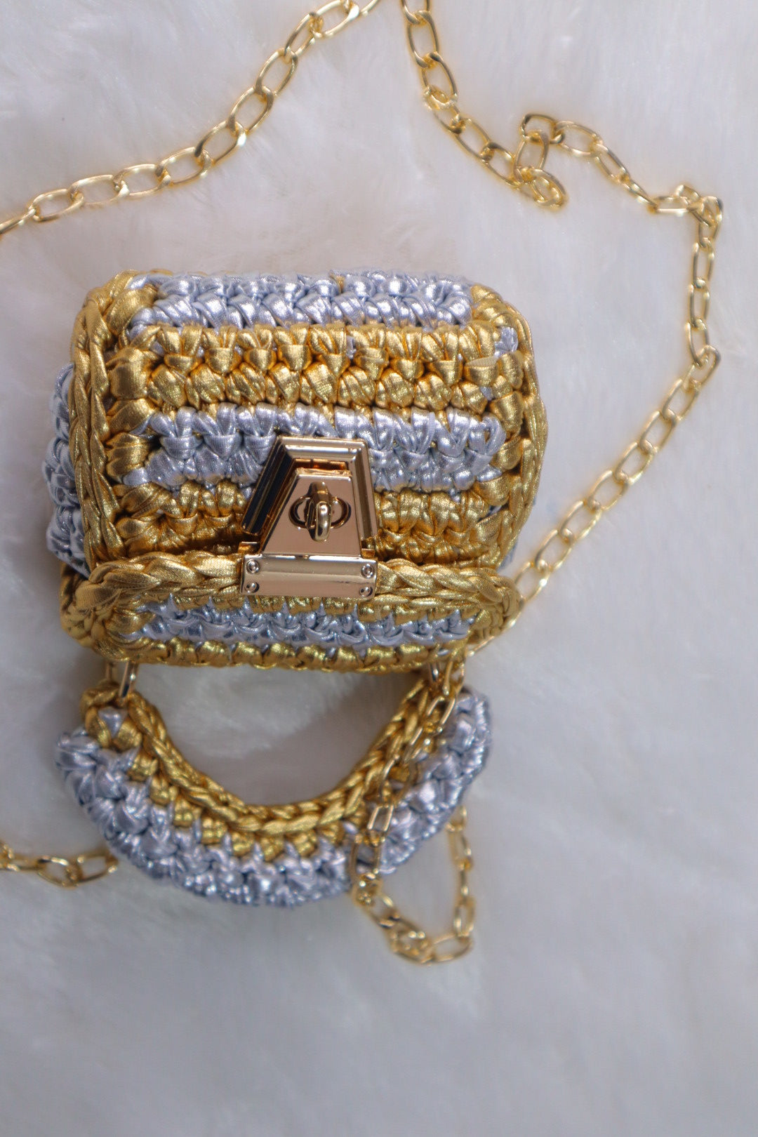 Silver and Gold Mini Bag