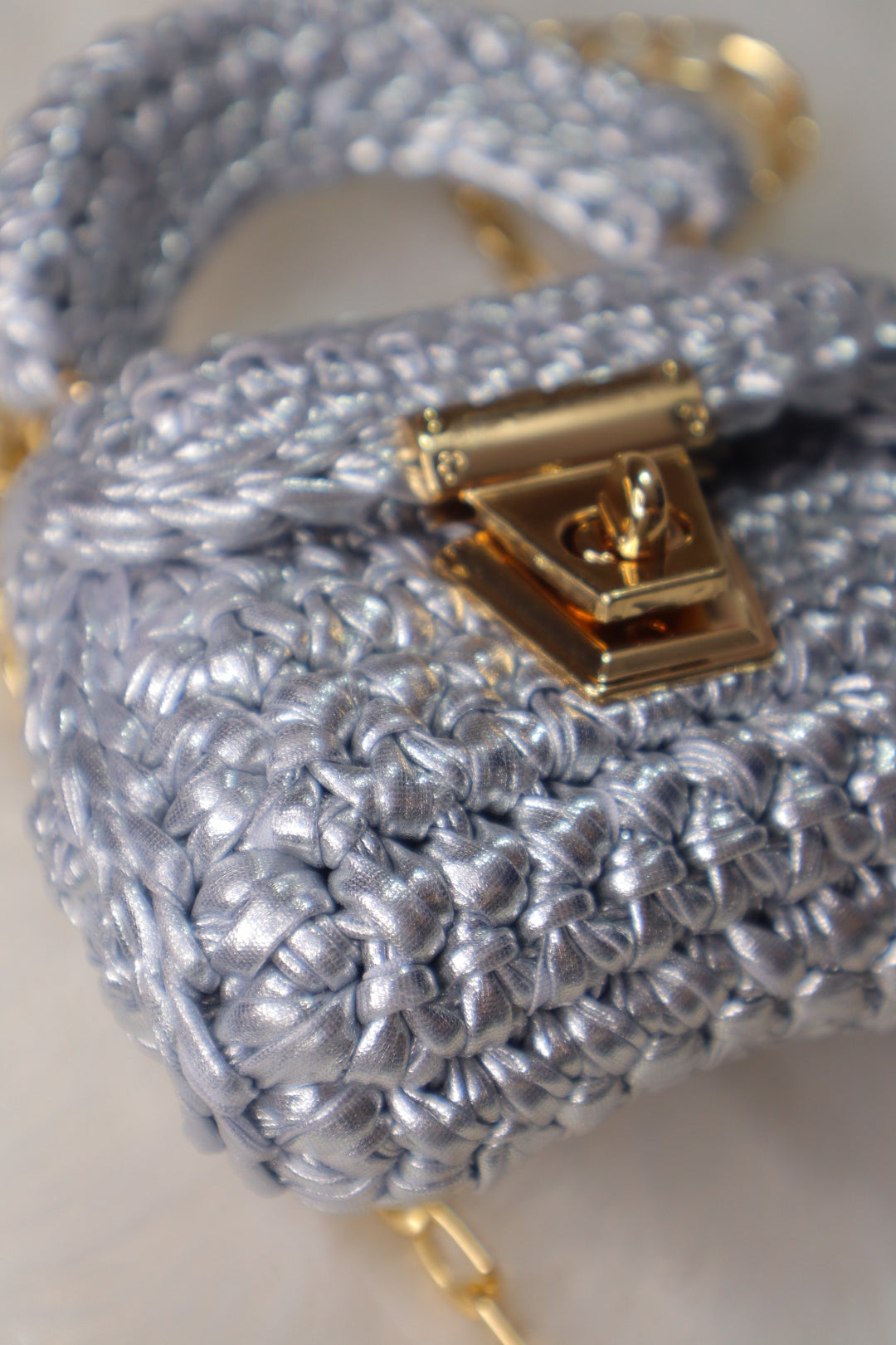 Silver Mini Bag