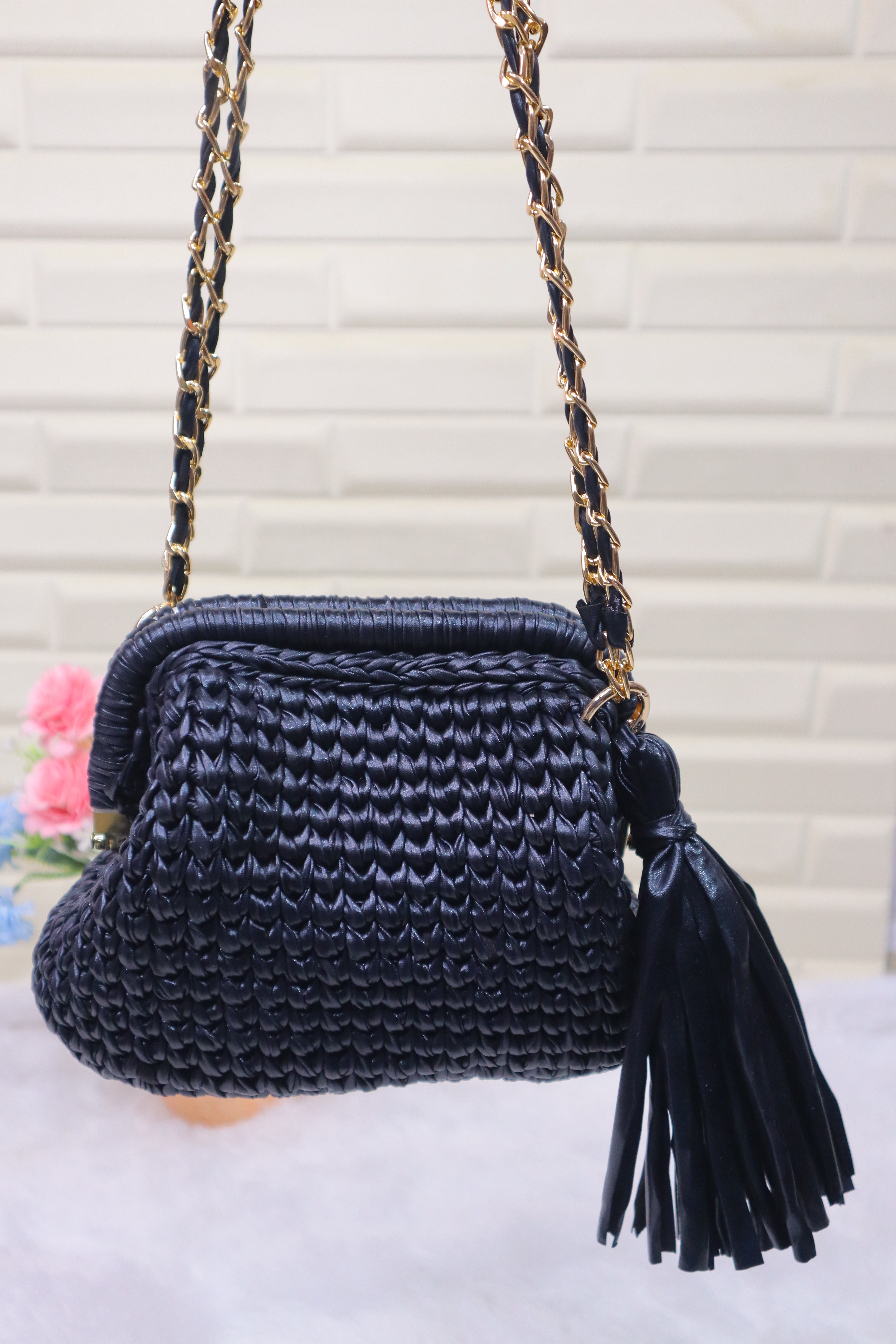 Black Metallic Clutch
