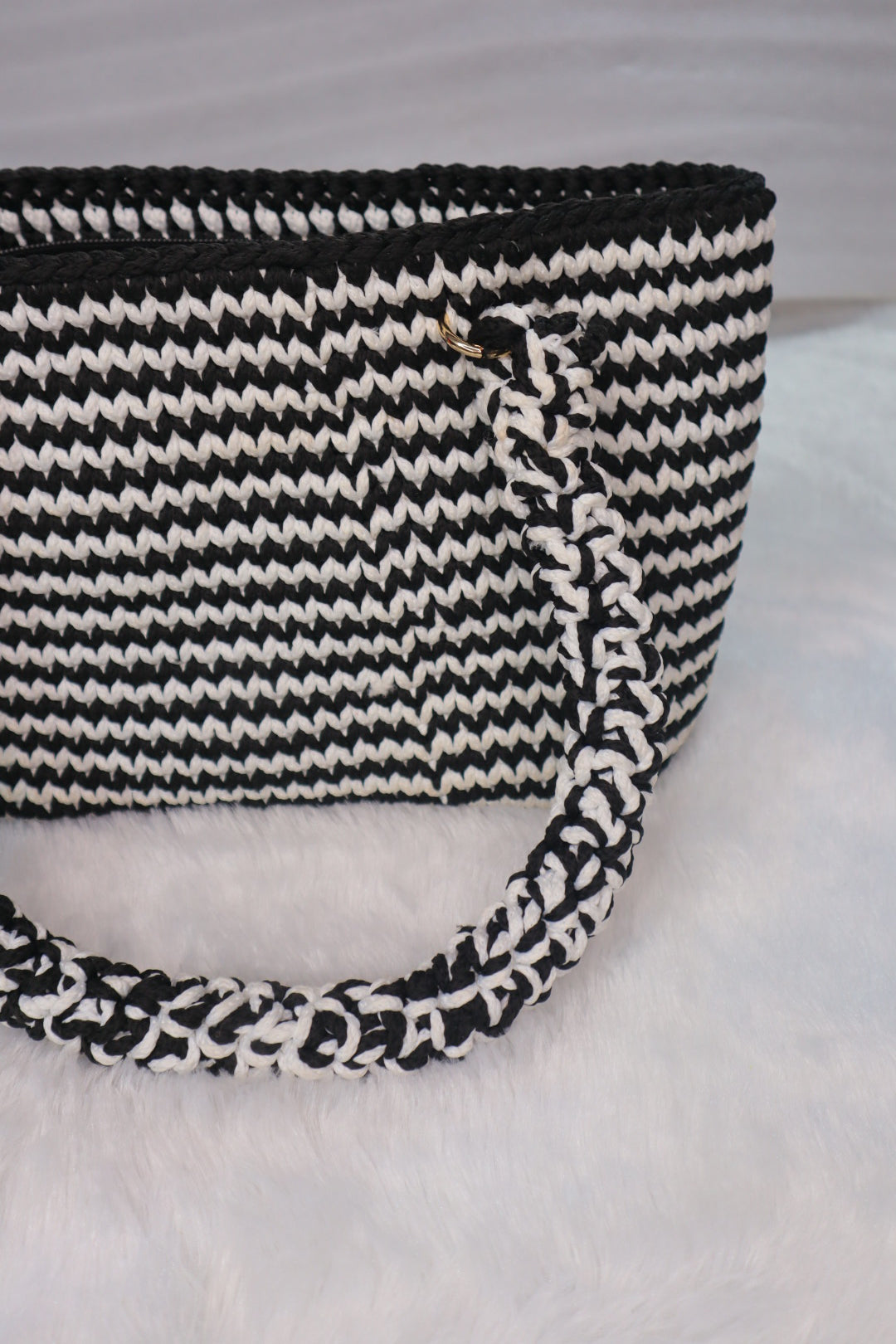 Black & White Zebra Tote Bag