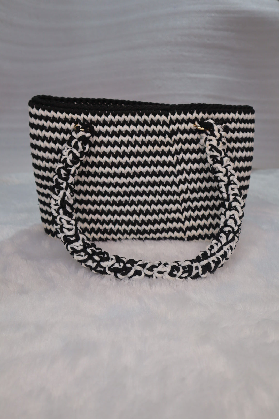 Black & White Zebra Tote Bag