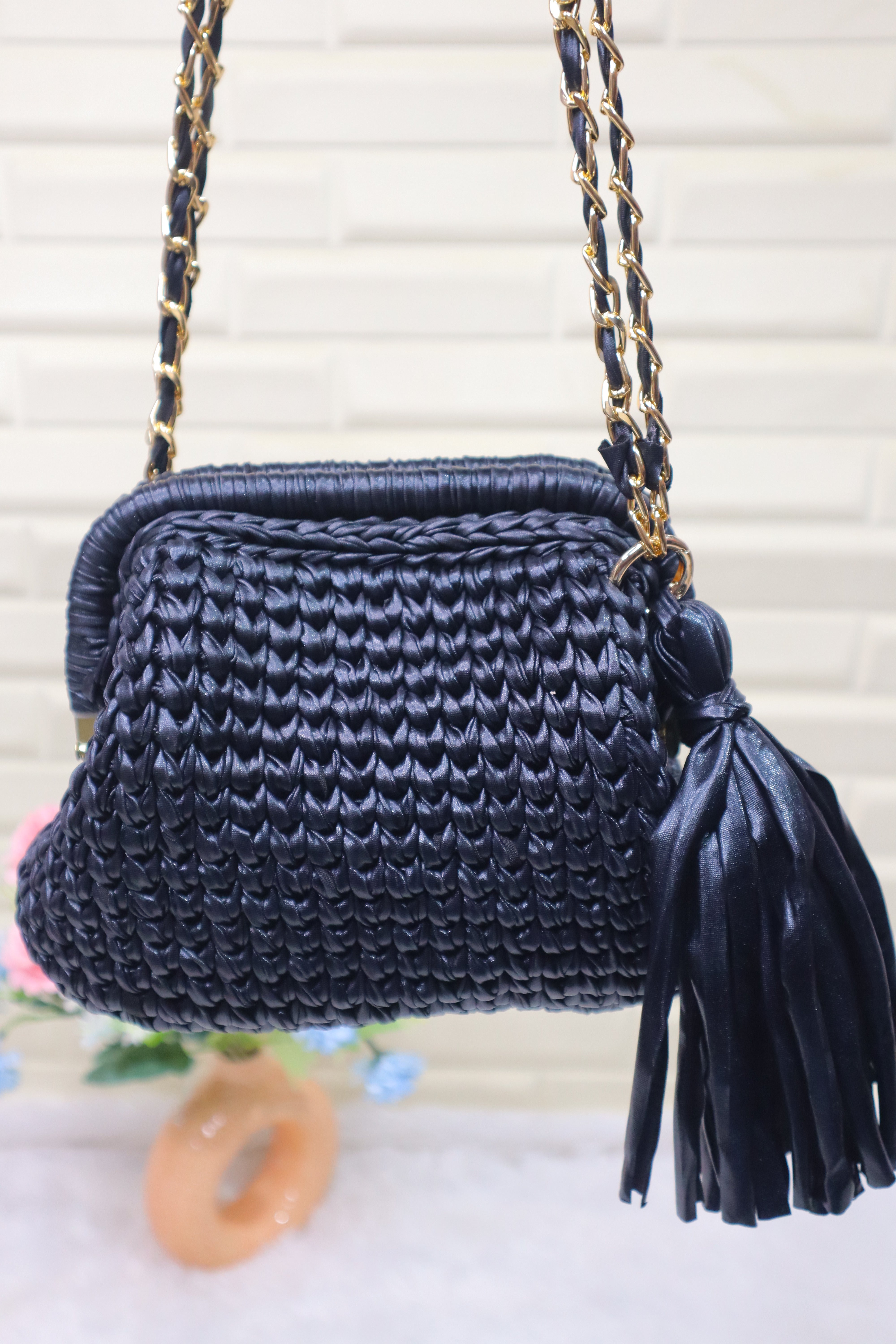 Black Metallic Clutch