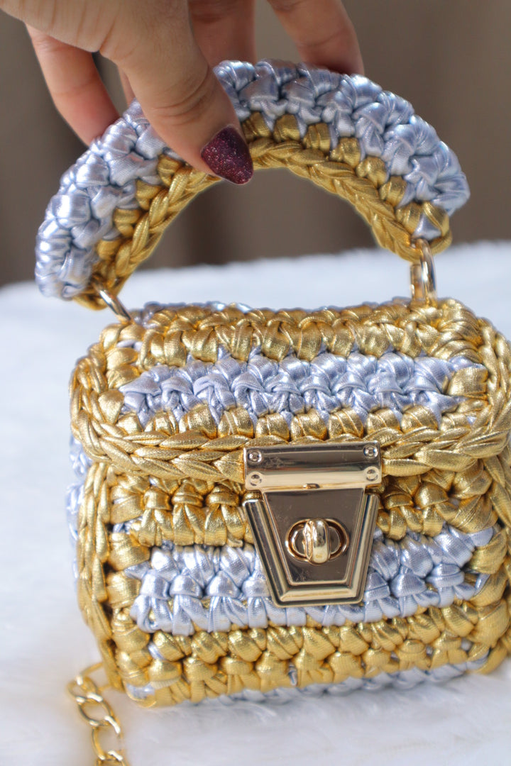 Silver and Gold Mini Bag