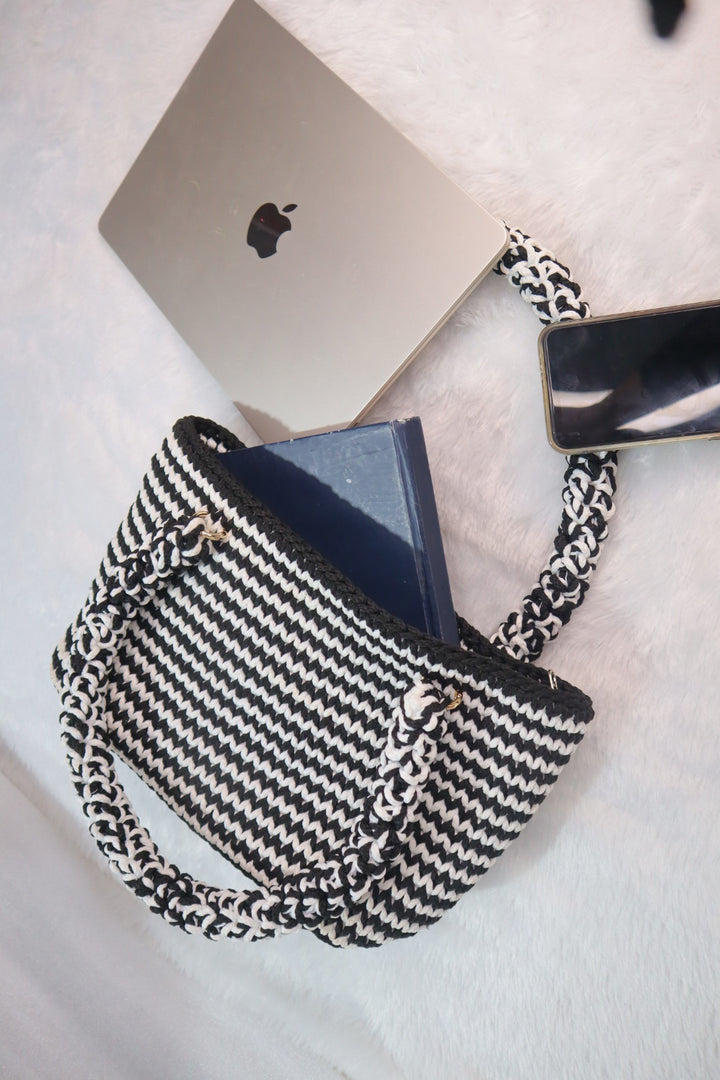 Black & White Zebra Tote Bag