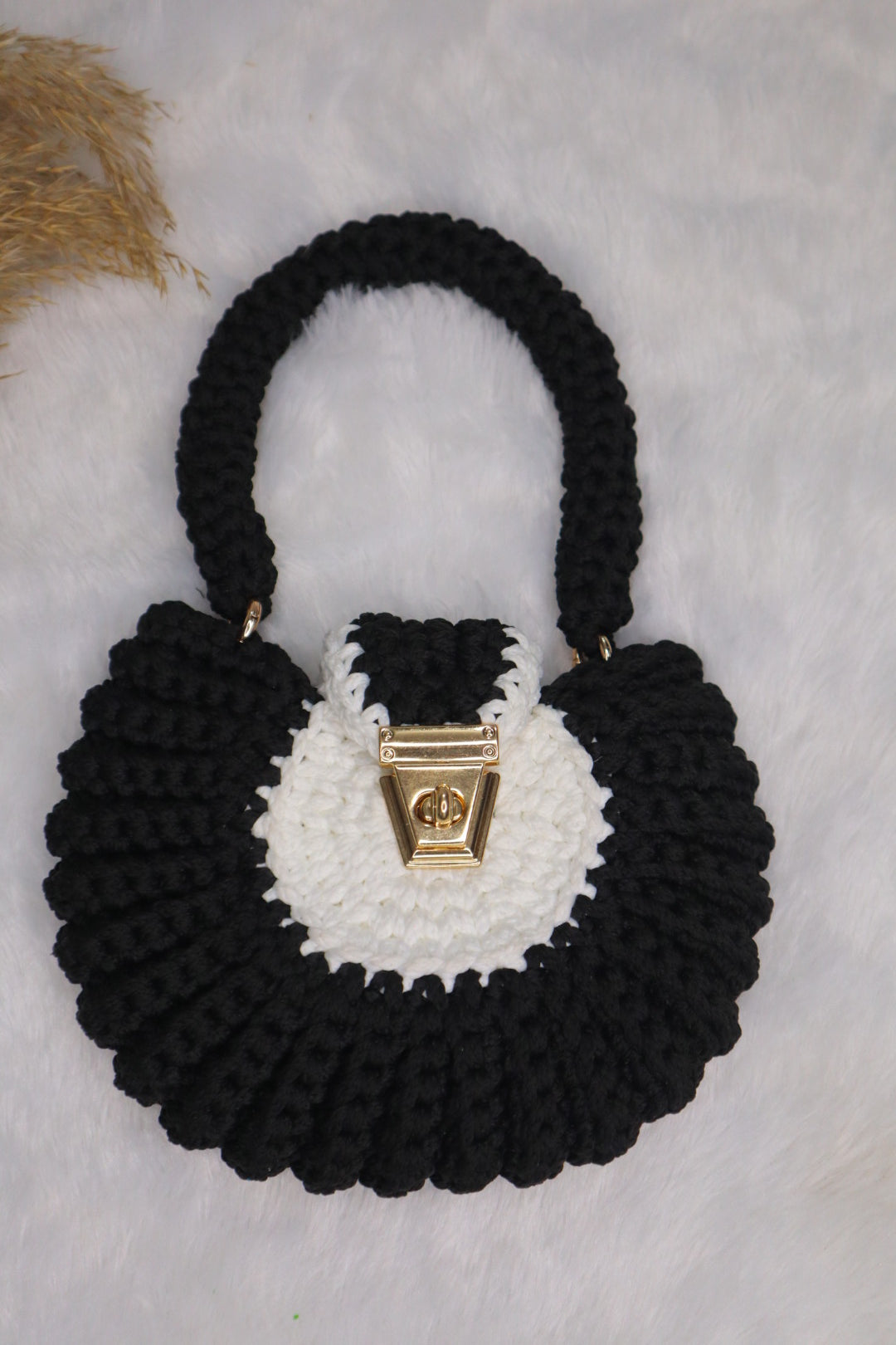 Midnight Pearl Mini Shell Bag