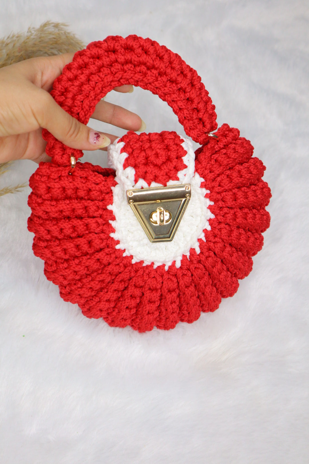 Ruby Bloom Mini Shell Bag