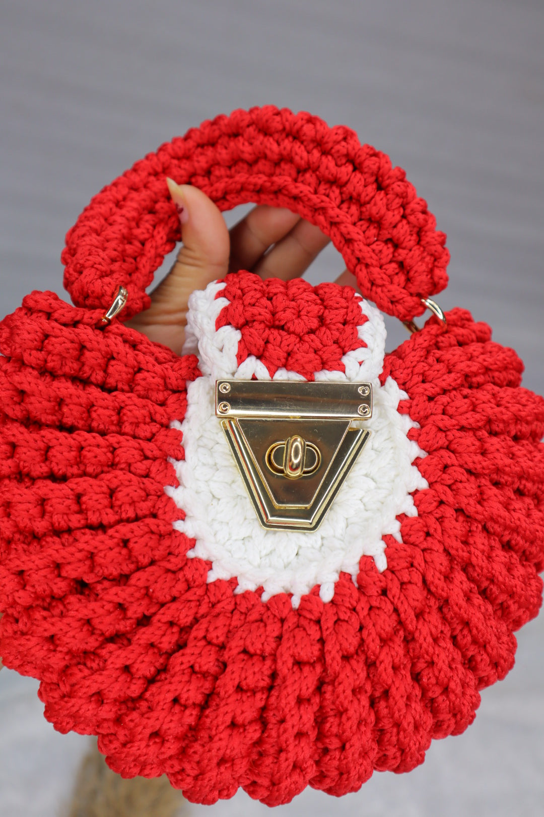 Ruby Bloom Mini Shell Bag