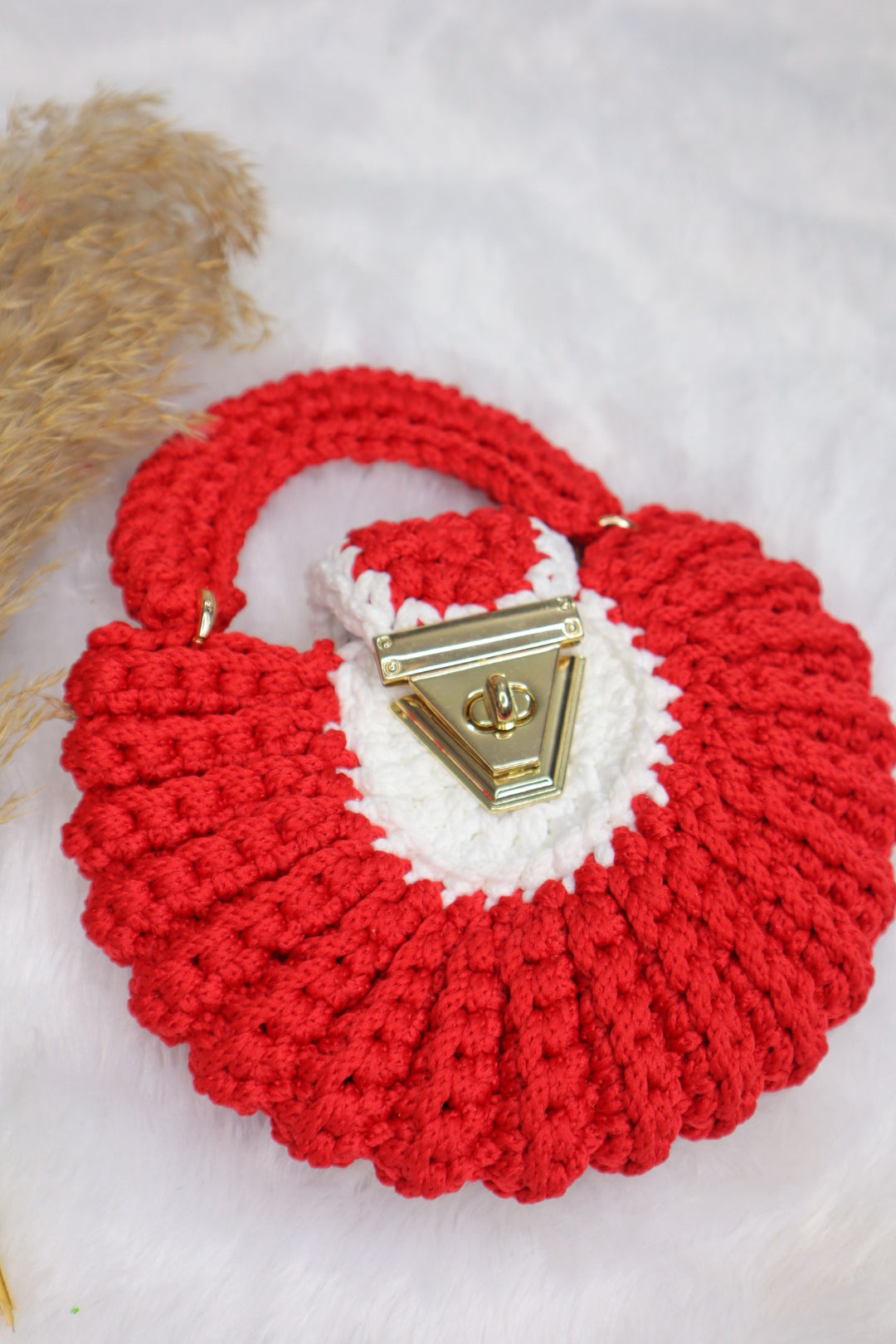 Ruby Bloom Mini Shell Bag