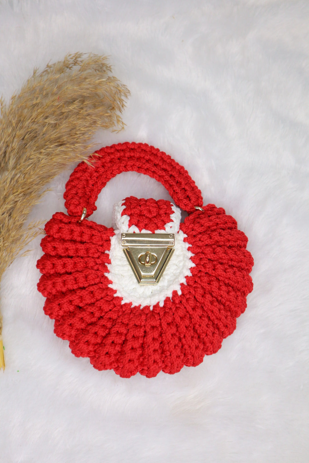 Ruby Bloom Mini Shell Bag