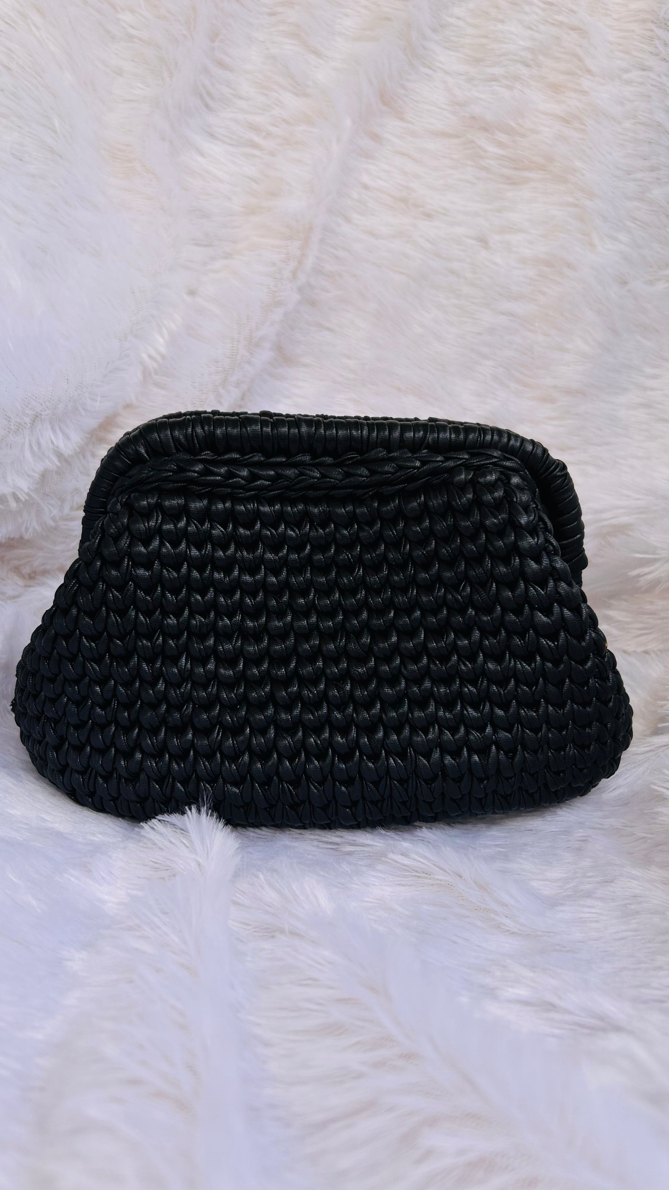 Black Metallic Clutch