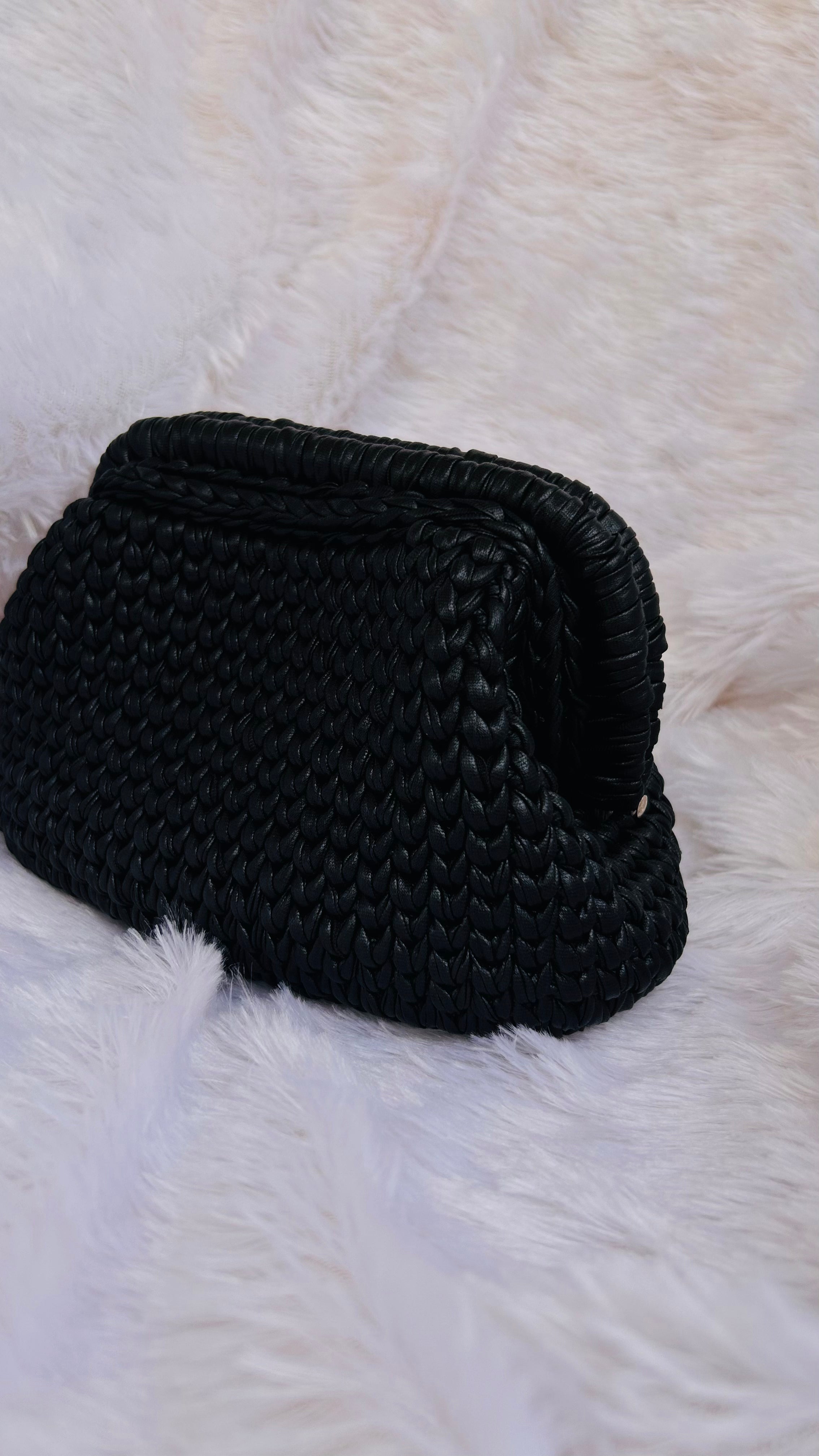 Black Metallic Clutch