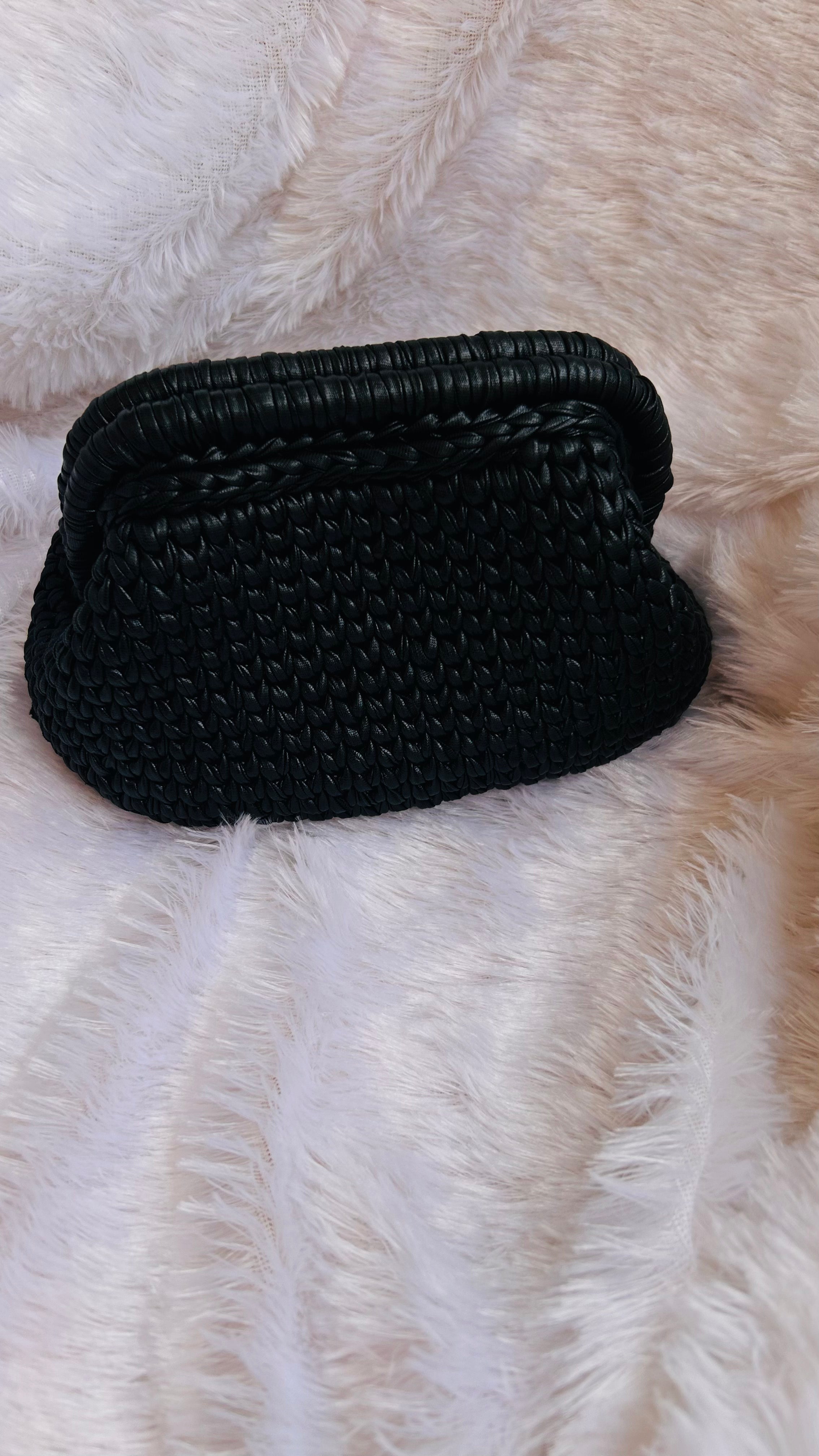 Black Metallic Clutch