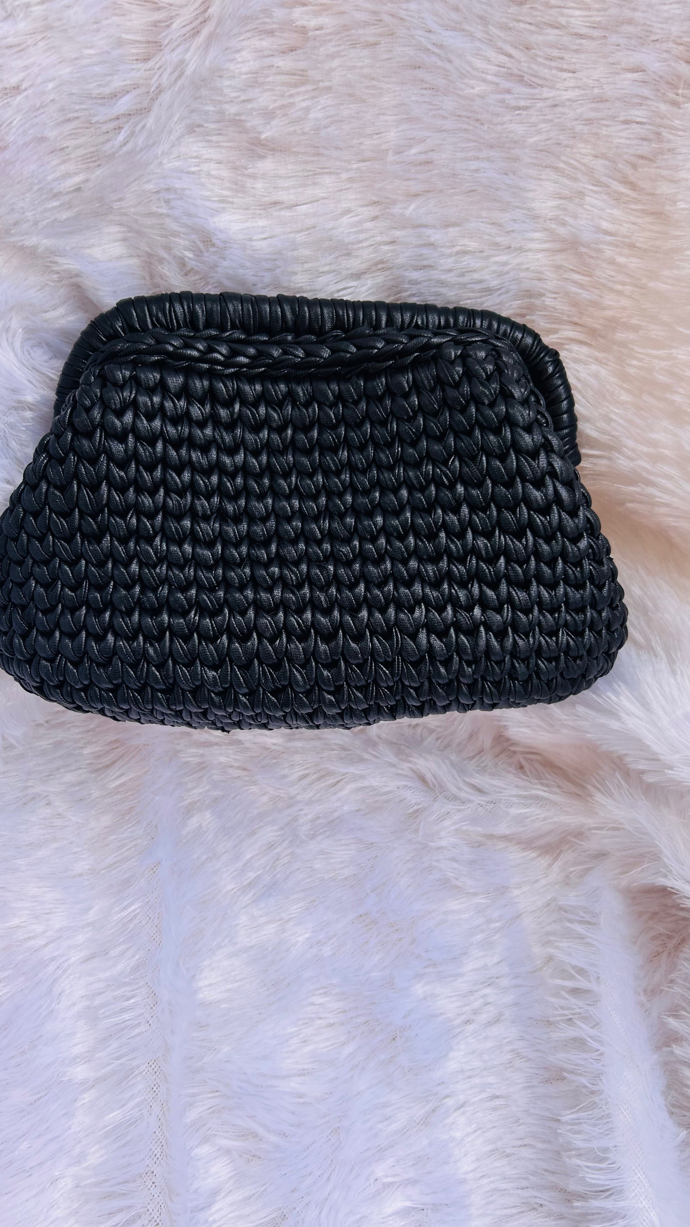 Black Metallic Clutch