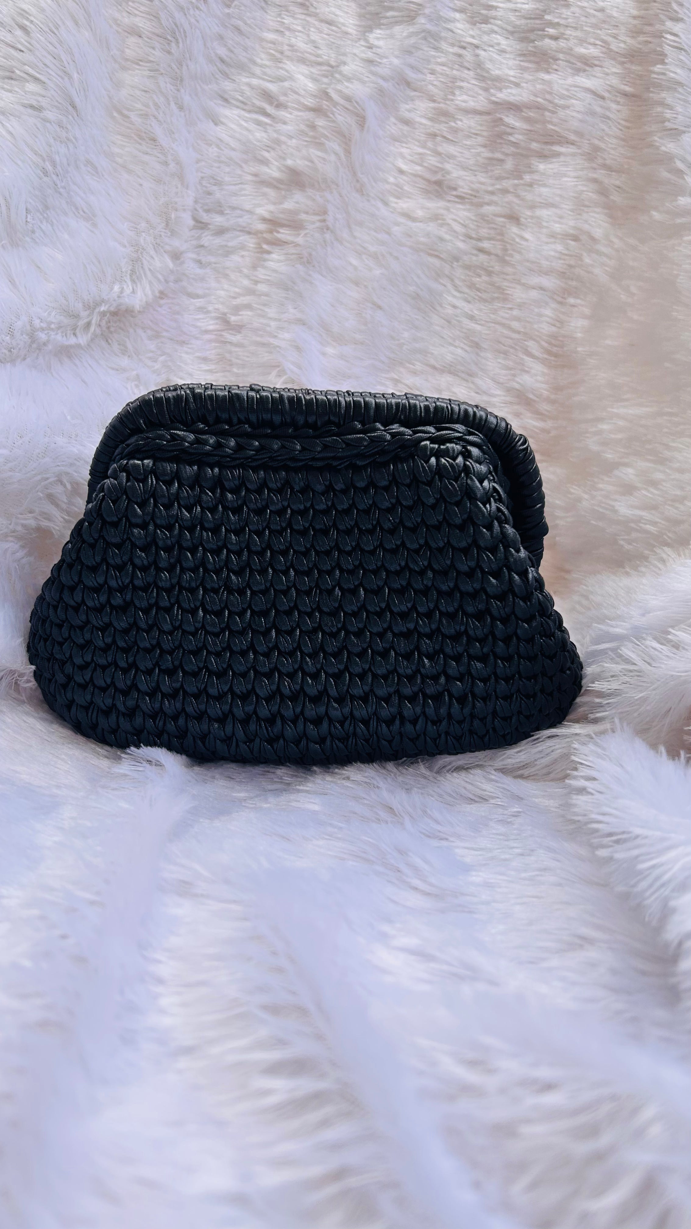 Black Metallic Clutch