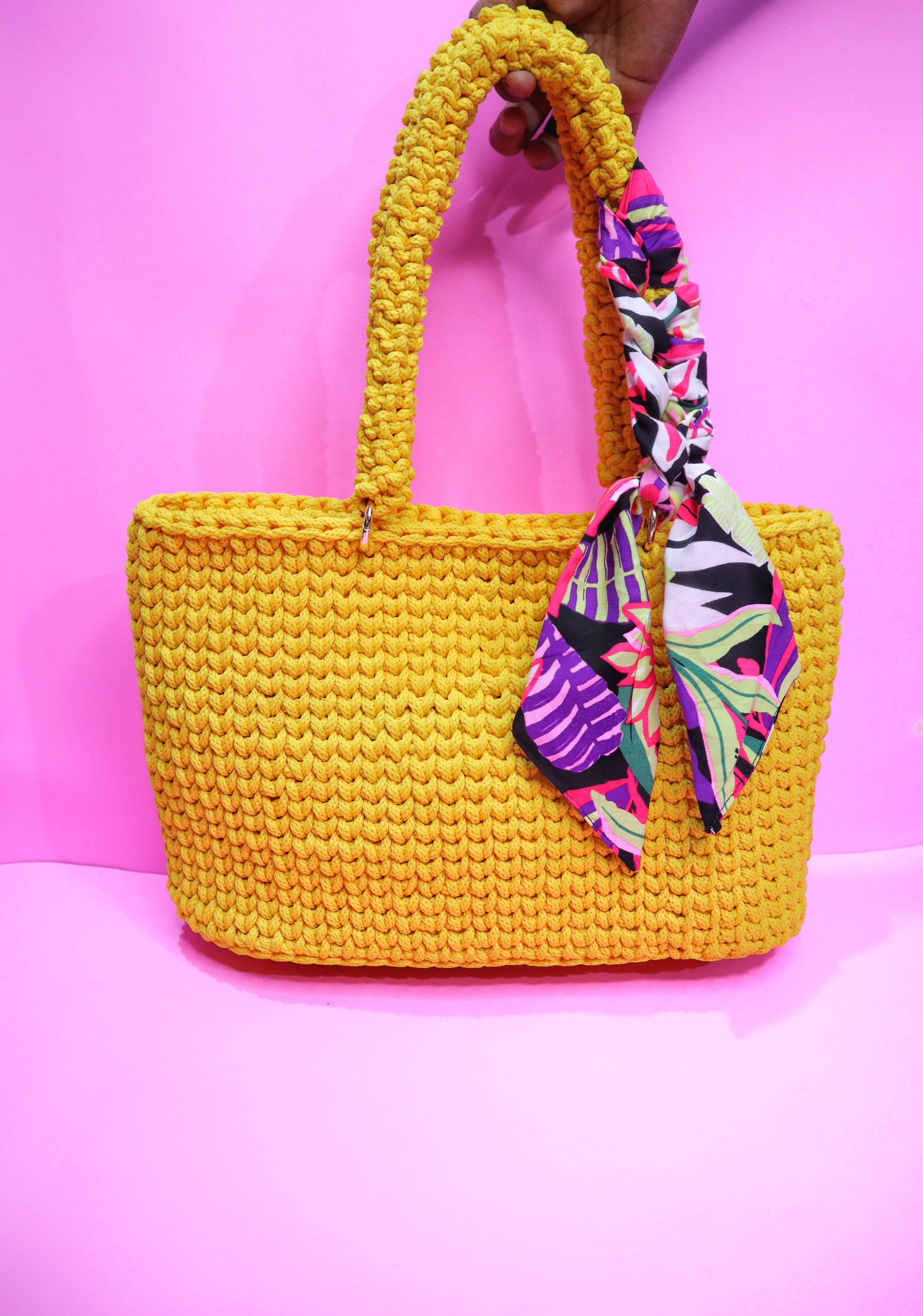 Handmade Sunshine Fiesta Tote