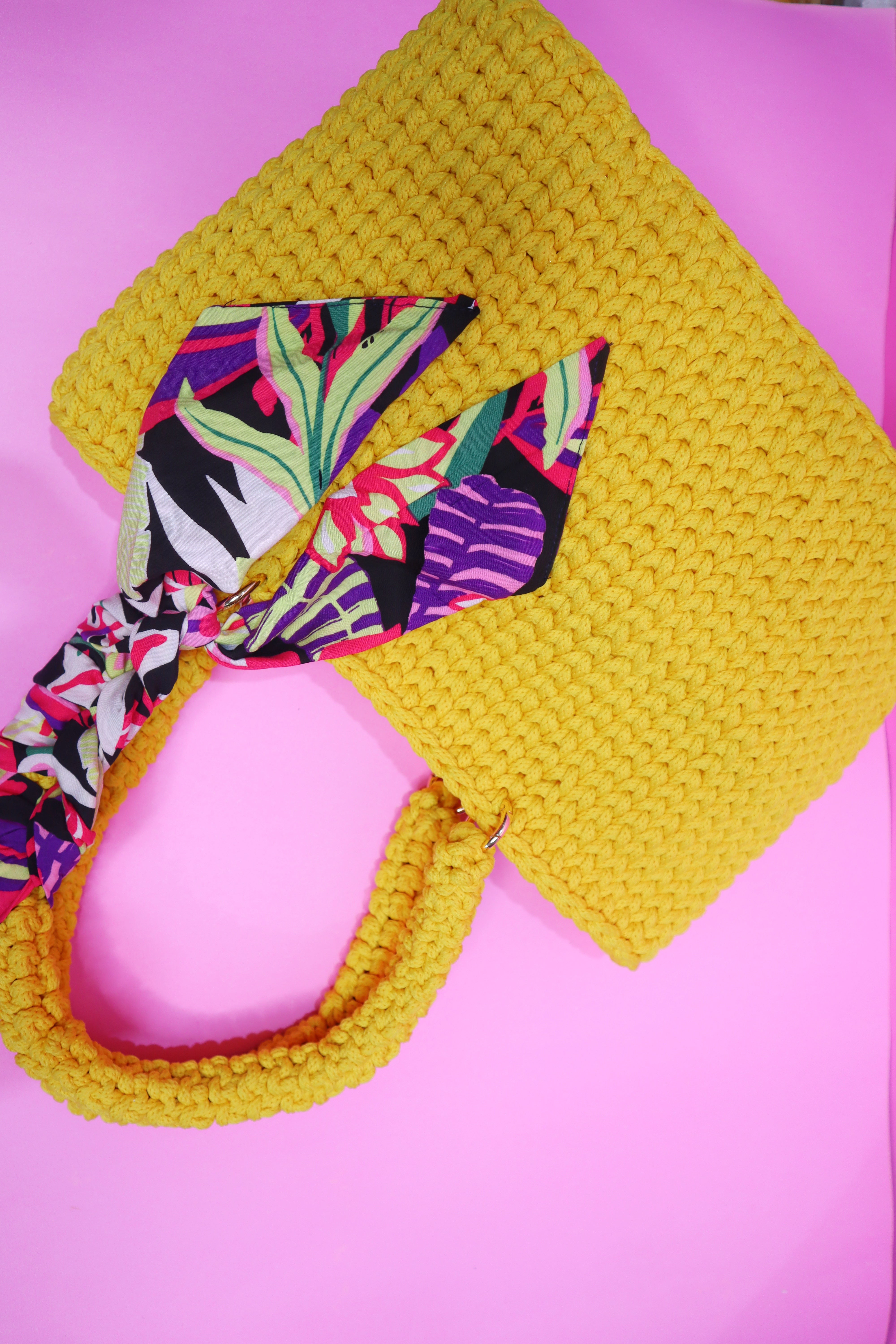 Handmade Sunshine Fiesta Tote