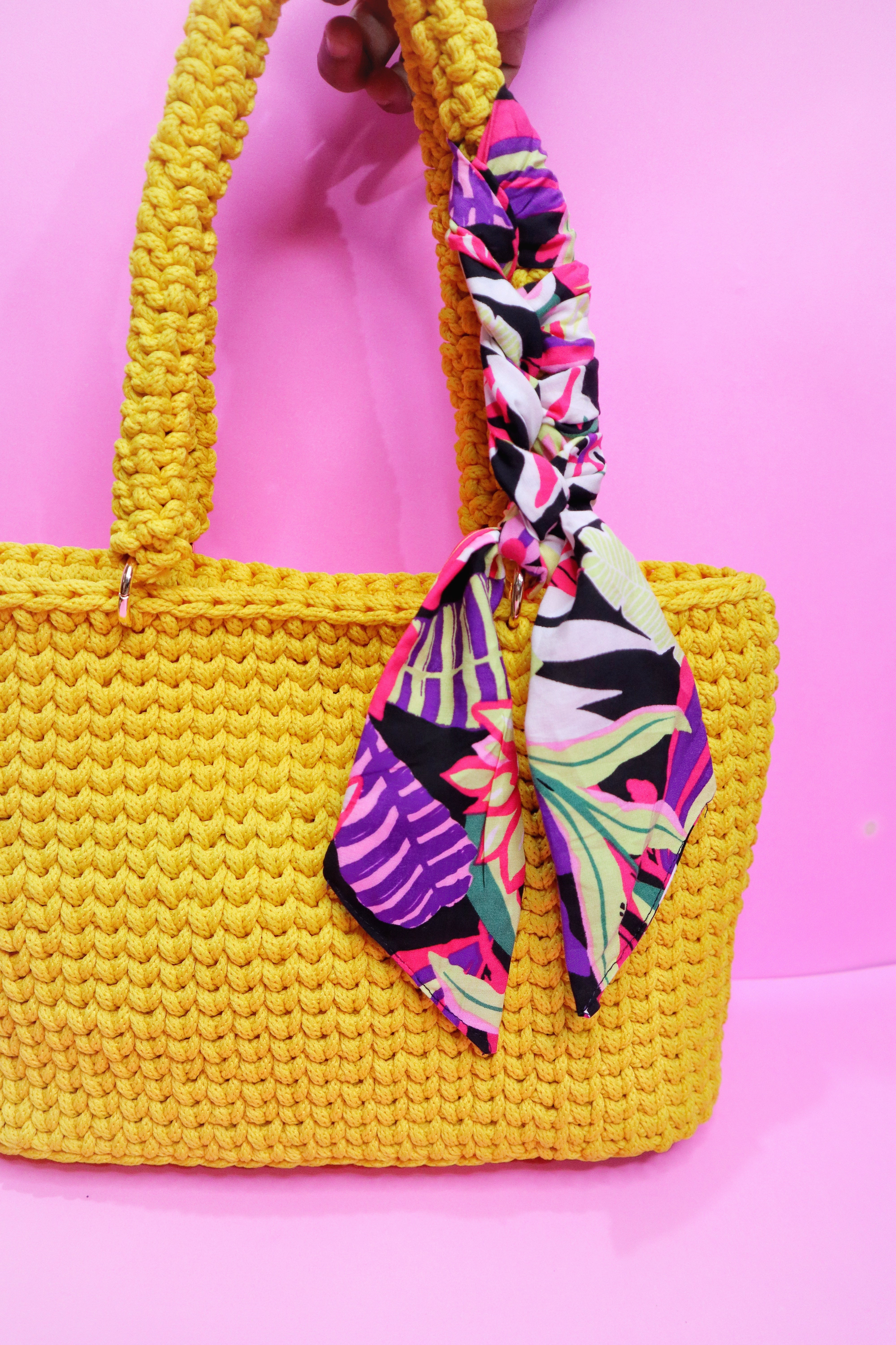 Handmade Sunshine Fiesta Tote