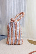 Rose Gold & Silver Crotchet Potli