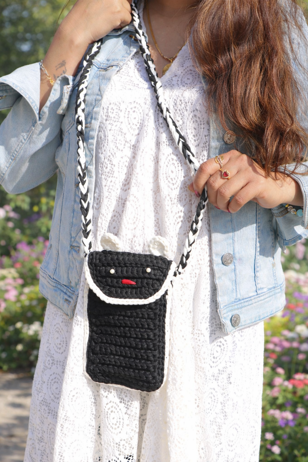 Panda Pop Phone Sling