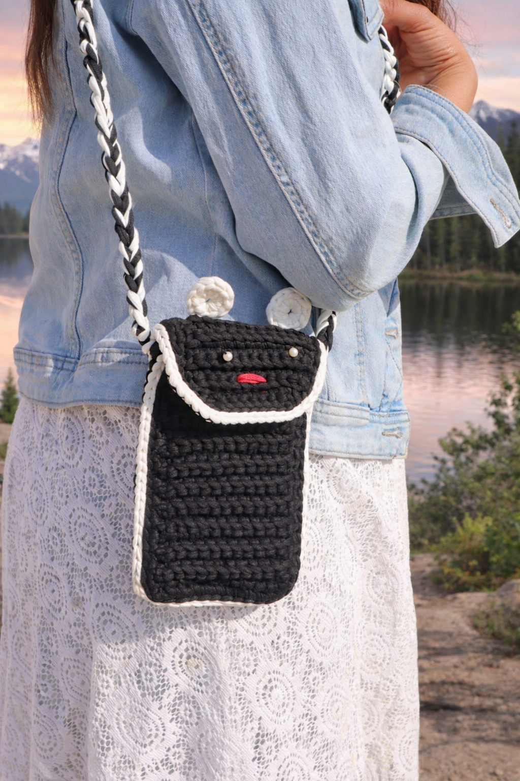 Panda Pop Phone Sling