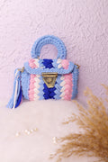 Serenity Twist Multicolor Crochet Bag