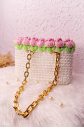 White Tulips on Red Mini Crochet Bag