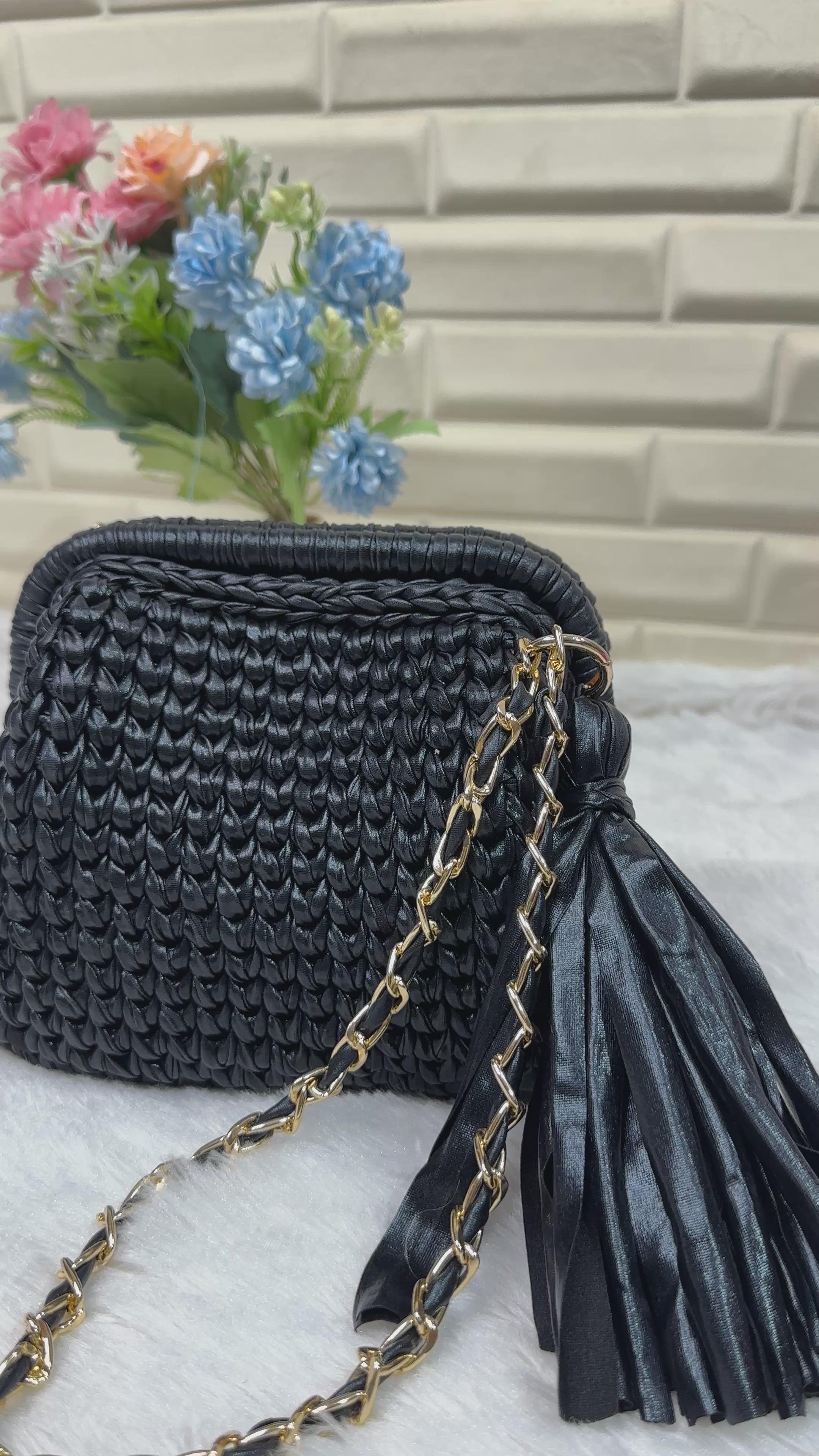 Black Metallic Clutch